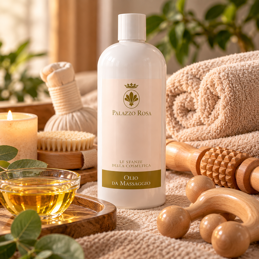Palazzo Rosa – Natuurlijke Massageolie voor het Lichaam 1000 ml