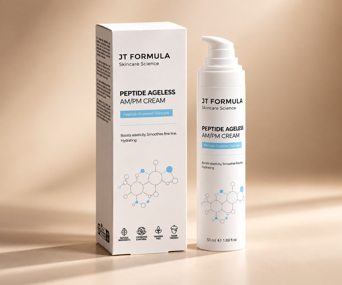 JT Formula Peptide Ageless – Dag- en Nachtcrème met Peptiden en Hyaluronzuur – 50 ml