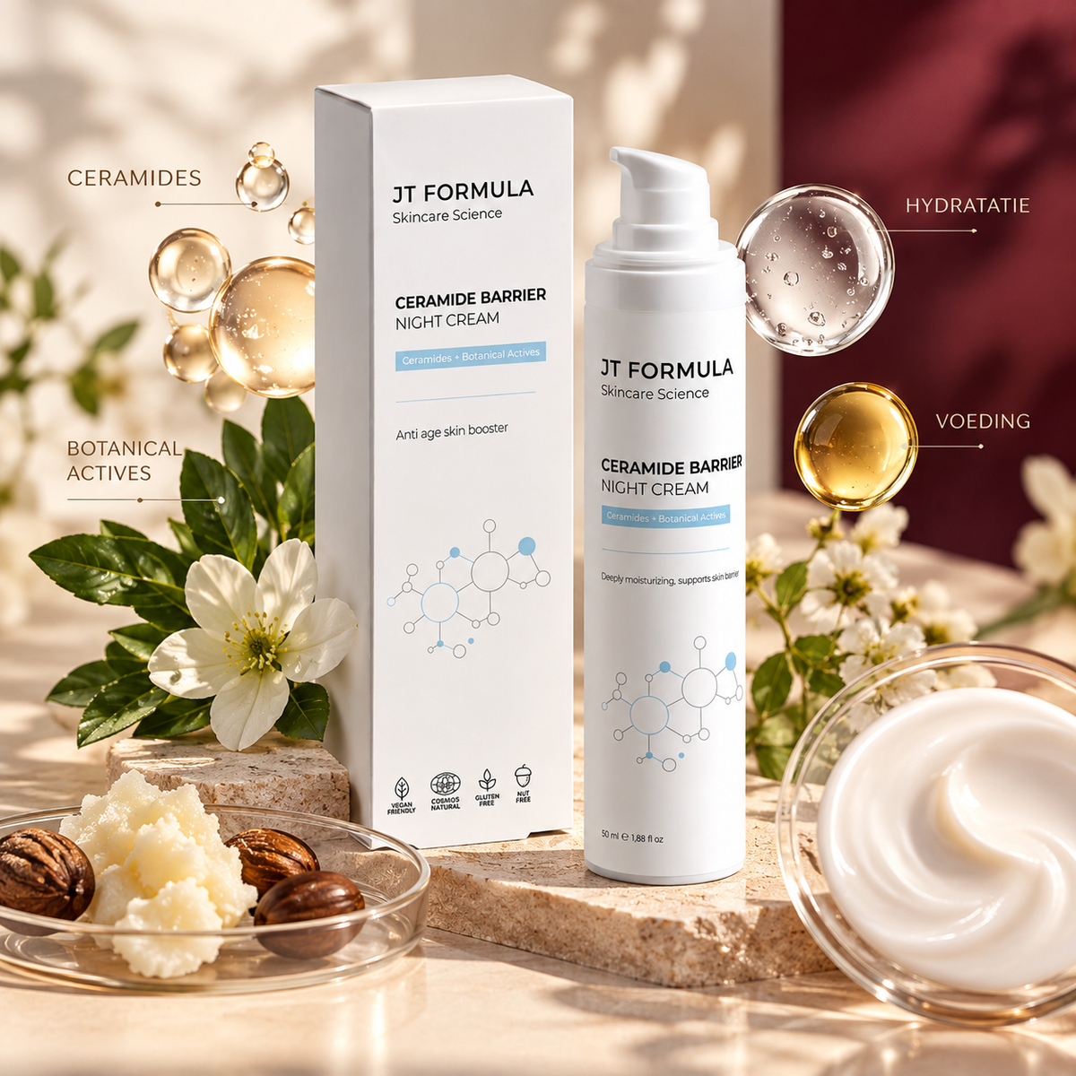JT Formula - Ceramide Barrière Nachtcrème